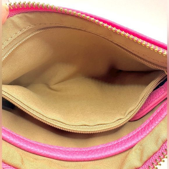 Nanette Lepore Pink Pebbled Clutch Wristlet, Never Used - Picture 3 of 7
